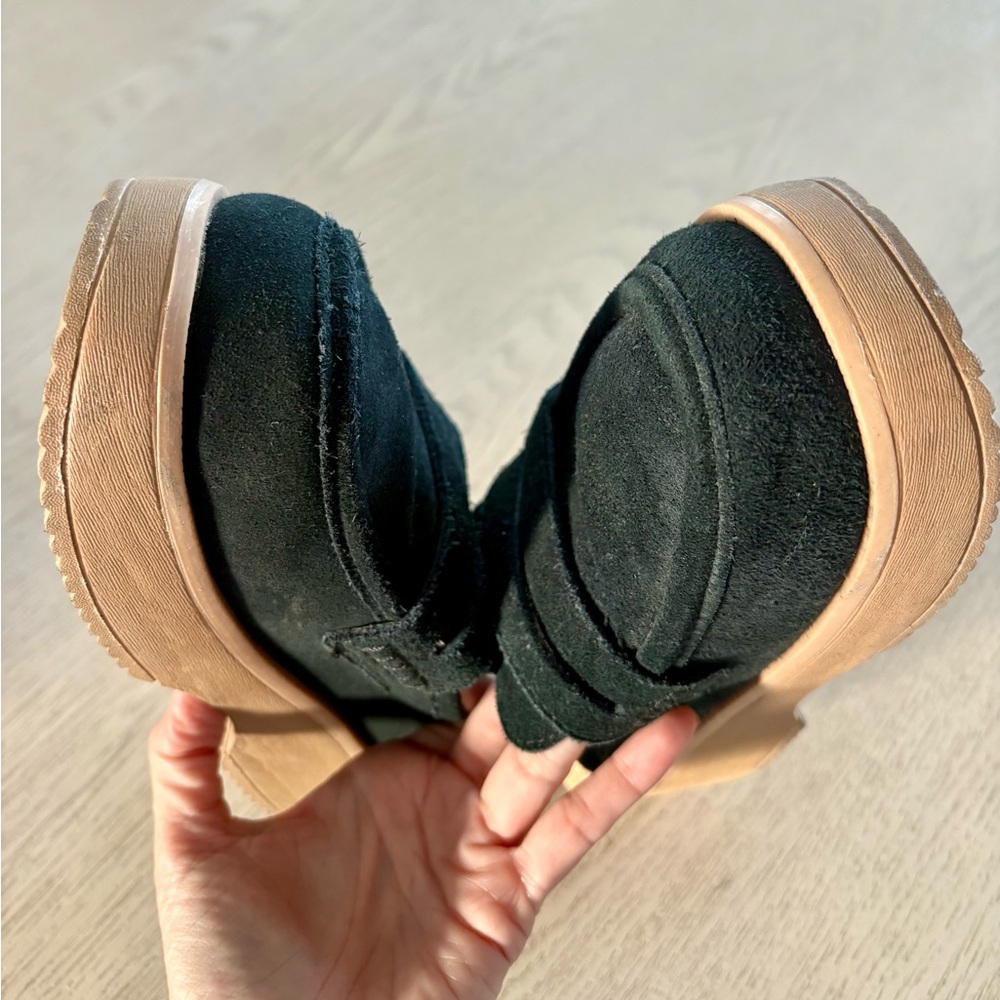Reef Vista Liana Black Suede Loafer Mule - Women Size 6 - Picture 6 of 11